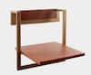 Brick Brown_Brown Wood Gemmy Cinnamon Wall Shelf _at_Aza_Fashions