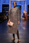Buy_Payal Singhal_Green Velvet Embroidery Round Asira Kurta And Churidar Set _Online_at_Aza_Fashions