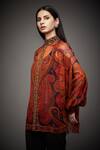 Buy_RI.Ritu Kumar_Multi Color Printed Puff Sleeve Short Kurta_Online_at_Aza_Fashions