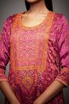 Shop_RI.Ritu Kumar_Purple Embroidered Kashida Round Floral Kurta Palazzo Set _Online_at_Aza_Fashions