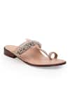 Buy_5elements_Pink Ghunghroo Kolhapuri Flats _at_Aza_Fashions