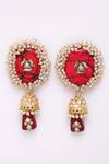 Buy Dugran By Dugristyle Gold Plated Pearls, Stones, Faux Diamonds Kundan American Jhumkas at Aza Fashions Buy_Dugran By Dugristyle_Gold Plated Pearls, Stones, Faux Diamonds Kundan American Jhumkas _at_Aza_Fashions