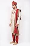 Buy_Arihant Rai Sinha_Maroon Embroidered Border Shawl _Online_at_Aza_Fashions