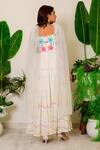 Shop_Label Kritika Kataria_White Crepe Embroidered Anarkali Set_at_Aza_Fashions