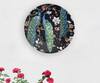 Buy_The Quirk India_Artistic Floral Peacock Decorative Wall Plate_at_Aza_Fashions
