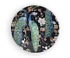 The Quirk India_Artistic Floral Peacock Decorative Wall Plate_Online_at_Aza_Fashions