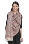 Shingora Beige Woven Kani Floral And Paisley Shawl Online at Aza Fashions Shingora_Beige Woven Kani Floral And Paisley Shawl _Online_at_Aza_Fashions