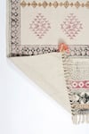 Shop_ORNA_Pink 100% Cotton Block Print Hand Rug _Online_at_Aza_Fashions