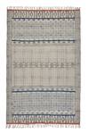 Shop_Orna_Yellow 100% Cotton Block Print Hand Rug_at_Aza_Fashions