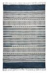 Shop_Orna_Blue 100% Cotton Block Print Hand Rug_at_Aza_Fashions