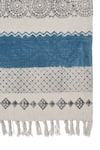 Buy_ORNA_Blue 100% Cotton Block Print Hand Rug _Online_at_Aza_Fashions