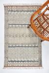 Buy_Orna_Brown 100% Cotton Block Print Hand Rug_at_Aza_Fashions