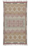 Shop_ORNA_Blue 100% Cotton Block Print Hand Rug_at_Aza_Fashions