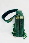 Shop_Kainiche By Mehak_Green Sequins, Beads Inara Embellished Handbag _at_Aza_Fashions