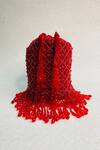 Buy_Kainiche By Mehak_Red Embellishment Ayaan Potli Bag With Strap _at_Aza_Fashions