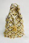 Buy_Kainiche By Mehak_Gold Embellishment Affinity Potli Bag _Online_at_Aza_Fashions