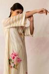 Buy_Shivani Bhargava_White Dupatta Chanderi, Kurta Handwoven Chanderi, Pant Cotton Bahaar Set_Online_at_Aza_Fashions