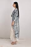 Shop_Bohame_Grey Crepe Printed Tie And Dye Round Amelia & Layered Dress _Online_at_Aza_Fashions