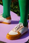 Buy_Tiesta_White Jamie Color Block Sneakers_at_Aza_Fashions