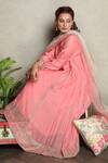 Buy_Falguni.Foram_Pink Inner Slip Mal, Kurta , Pant And Anarkali Set _Online_at_Aza_Fashions