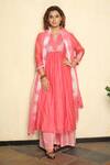 Buy_Falguni.Foram_Pink Inner Slip Mal, Kurta , Sharara And Set _Online_at_Aza_Fashions