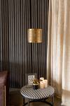 Shop Logam Gold Aluminium Prufen Cylindrical Pendant Light at Aza Fashions Shop_Logam_Gold Aluminium Prufen Cylindrical Pendant Light_at_Aza_Fashions