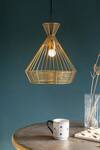 Shop_Logam_Gold Aluminium Viela Pendant Light_at_Aza_Fashions