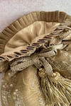 Buy_Amyra_Gold Sequins, Embroidery, Tassels Poly Silk Potli Bag _Online_at_Aza_Fashions