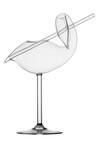 Shop_Elysian Home_White Glass Swan Cocktail Set Of 2_at_Aza_Fashions
