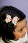 The Peach Street_Multi Color Printed Bows Set Of 3_Online_at_Aza_Fashions