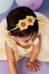 The Peach Street Yellow Sunflower Headband Online at Aza Fashions The Peach Street_Yellow Sunflower Headband_Online_at_Aza_Fashions