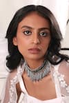 Vaidaan_Black Beads Nakshatra Choker _Online_at_Aza_Fashions