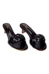 Shop_THE ALTER_Black Braided Bella Kitten Heels _Online_at_Aza_Fashions