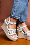 Shop_THE ALTER_Blue Maria Strappy Jute Wedges _Online_at_Aza_Fashions