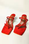 Shop_THE ALTER_Red Adele Strappy Stilettos _Online_at_Aza_Fashions