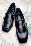 Buy_THE ALTER_Black Tessa Buckle Detail Loafers _at_Aza_Fashions