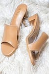 Shop_THE ALTER_Beige Chloe Block Heels _at_Aza_Fashions