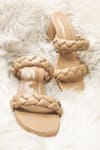 Buy_THE ALTER_Beige Braided Bella Block Heels _at_Aza_Fashions