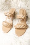 Buy_THE ALTER_Beige Braided Bella Block Heels _Online_at_Aza_Fashions