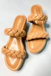 Shop_THE ALTER_Beige Braided Bella Platforms _Online_at_Aza_Fashions