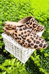 Buy_THE ALTER_Beige Print Leopard Mules _at_Aza_Fashions