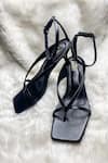 Buy_THE ALTER_Black T-strap Stilettoes _Online_at_Aza_Fashions