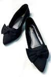 Buy_THE ALTER_Black Bow Ballerinas _at_Aza_Fashions