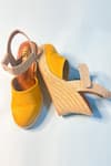 Shop_THE ALTER_Yellow Slingback Wedges _at_Aza_Fashions