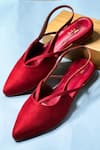 Buy_THE ALTER_Red Cushioned Ballerinas _at_Aza_Fashions