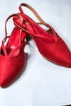 Shop_THE ALTER_Red Cushioned Ballerinas _Online_at_Aza_Fashions