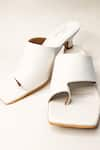 THE ALTER_White Bellezza Kitten Heels _at_Aza_Fashions