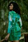 Shop_Ankita Dharman_Multi Color Chiffon Nada Wrap Dress_at_Aza_Fashions
