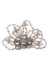 Buy_Born Flash_Silver Embellished Wisteria Hair Clip _at_Aza_Fashions