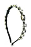 Buy_Born Flash_Silver Embellished Barbie Hairband _at_Aza_Fashions